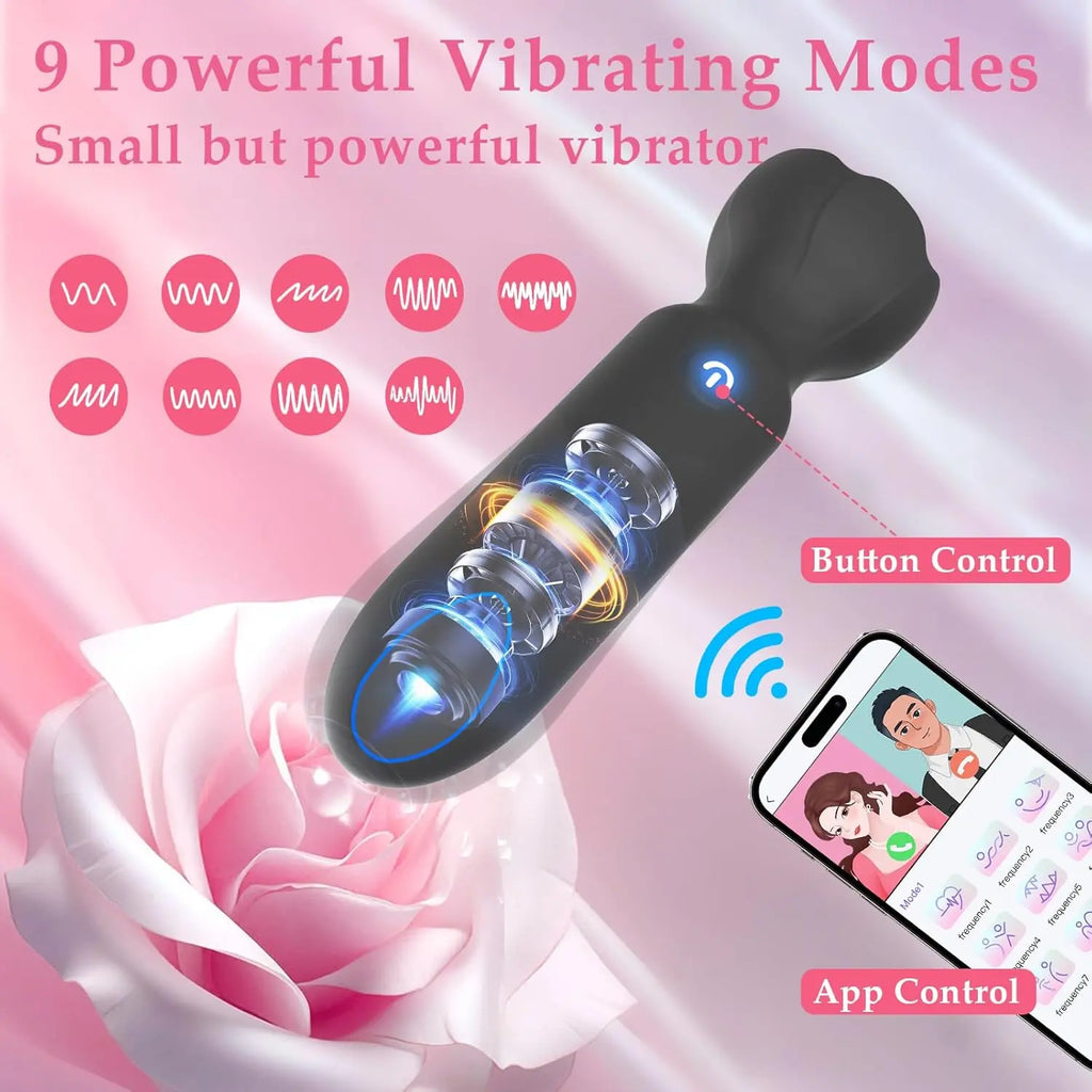 App-Controlled Vibrating Panties with Bow Design – Lace Wearable Remote Control Set